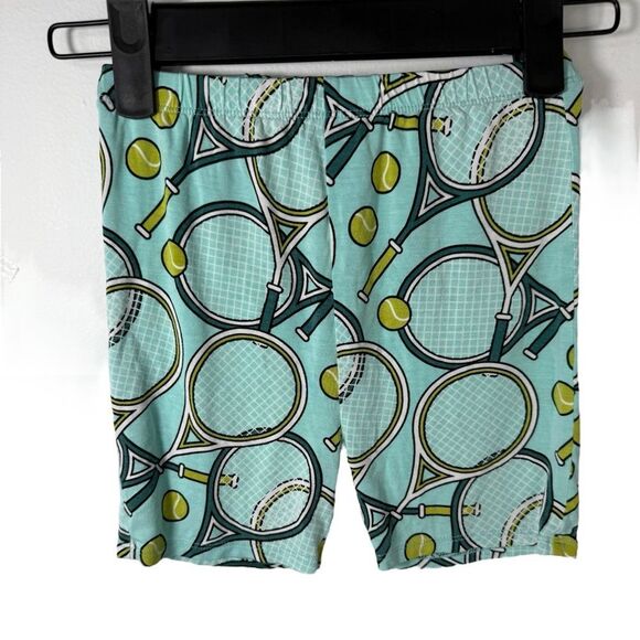 Posh Peanut Kids Tennis Racket Bamboo Two Piece Pajama Set - Picture 4 of 6